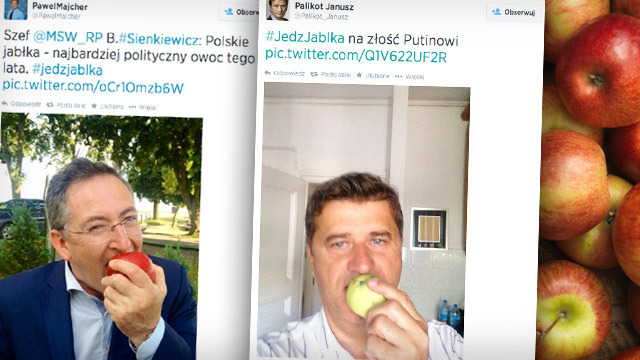 Oni też jedzą jabłka "na złość Putinowi" 