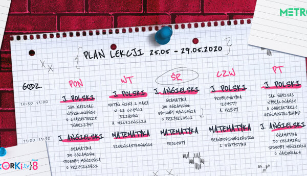 Korki.tv 8 klasa PLAN LEKCJI 25-29.05